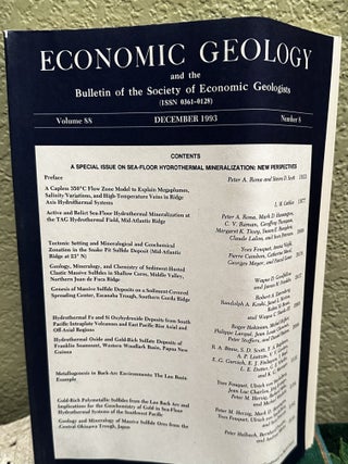 Item #5565046 Economic Geology and the Bulletin of the Society of Economic Geologists Volume 88...