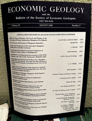 Item #5565057 Economic Geology and the Bulletin of the Society of Economic Geologists Volume 87...