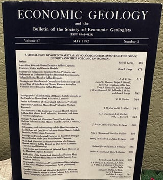 Item #5565059 Economic Geology and the Bulletin of the Society of Economic Geologists Volume 87...