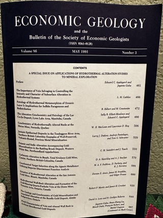 Item #5565067 Economic Geology and the Bulletin of the Society of Economic Geologists Volume 86...