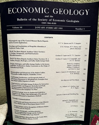 Item #5565069 Economic Geology and the Bulletin of the Society of Economic Geologists Volume 86...