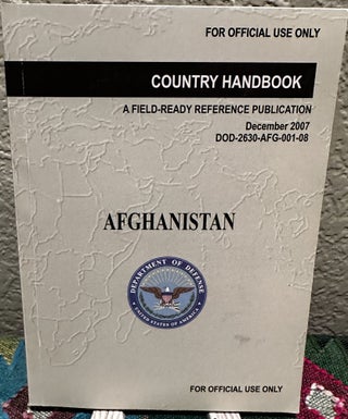 Item #5565385 Afghanistan Country Handbook A Field Ready Reference Publication...