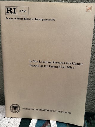 Item #5565448 Blasting Tests in a Porphyry Copper Deposit in Preparation for In Situ Extraction,...