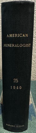 Item #5565480 The American Mineralogist: Journal of the Mineralogical Society of America, Volume...