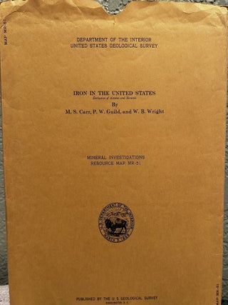 Item #5565563 Iron in the United States, Exclusive of Alaska and Hawaii, Mineral Investigations...