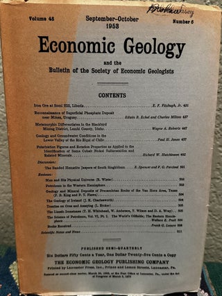 Item #5565591 Economic Geology and the Bulletin of the Society of Economic Geologists Volume 48, ...
