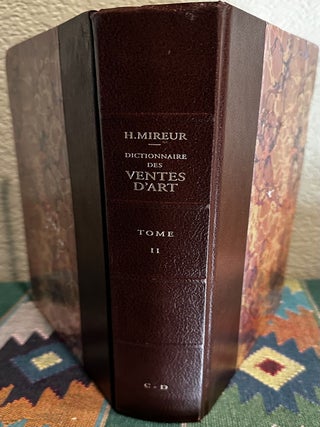 Item #5566018 DICTIONNAIRE DES VENTES D'ART faites en France et a l'etranger / EN 5 of 7 VOLUMES...