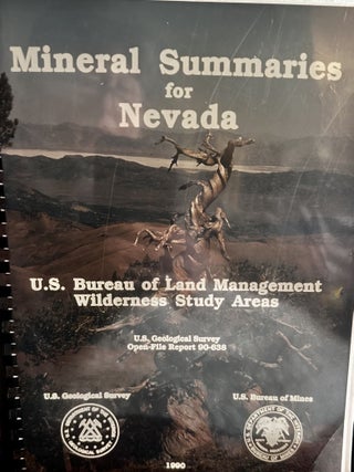 Item #5566030 Mineral Summaries for Nevada. James E. Conrad