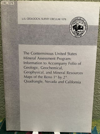 Item #5566039 The Conterminous United States Mineral Assessment Program: Information to Accompany...