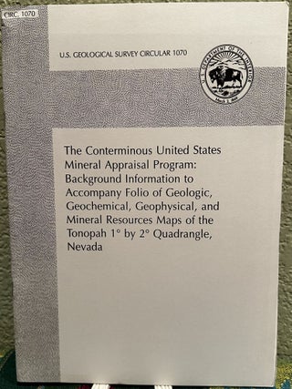 Item #5566041 The Conterminous United States Mineral Assessment Program: Background Information...