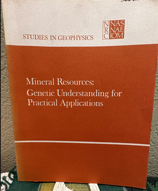 Item #5566055 Mineral Resources Genetic Understanding for Practical Applications. Assembly Of...