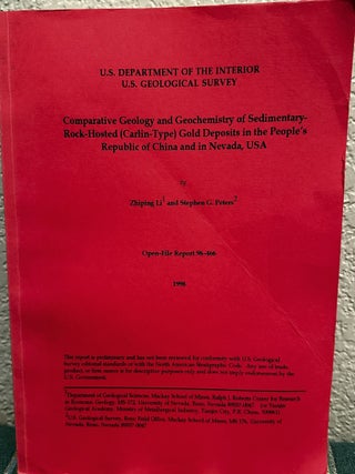 Item #5566090 Comparative Geology and Geochemistry of Sedimentary Rock Hosted (Carlin-Type) Gold...
