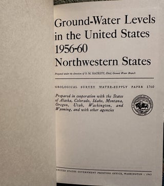 Ground-Water Levels in the United States 1956-60 Northwestern States, Geological Survey Water-Supply Paper 1760