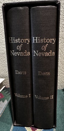 Item #5566937 History of Nevada, Boxed Set Two Volumes. Sam P. Davis