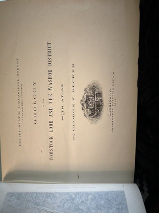 Geology of the Comstock Lode and the Washoe District with Atlas: Vol. 3