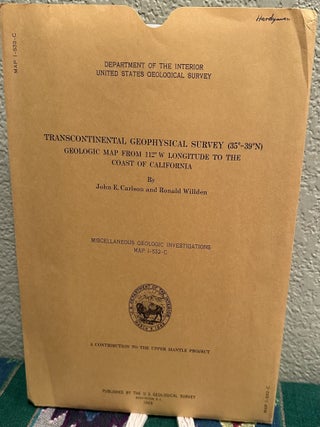 Item #5567290 Transcontinental Geophysical Survey (35ª - 39ª N) Geologic Map From 112ª W...