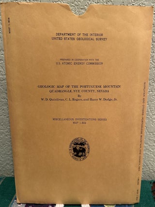 Item #5567297 Geologic Map of the Portuguese Mountain Quadrangle, Nye County, Nevada; Map I-804....