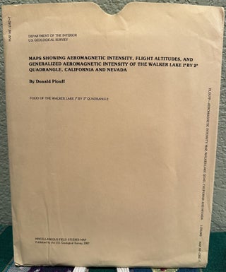 Item #5567320 Maps Showing Aeromagnetic Intensity, Flight Altitudes, and Generalized Aeromagnetic...