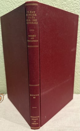 Item #5568096 X-ray Powder Data for Ore Minerals: The Peacock Atlas, Geological Society of...