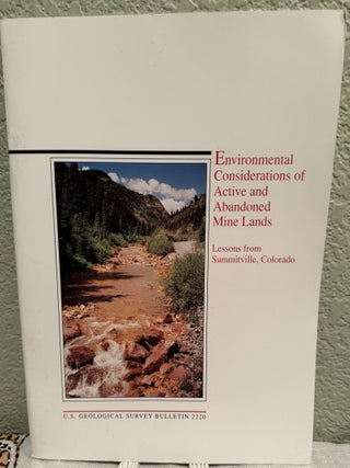 Item #5568661 Environmental Considerations of Active and Abandoned Mine Lands: Lessons from...