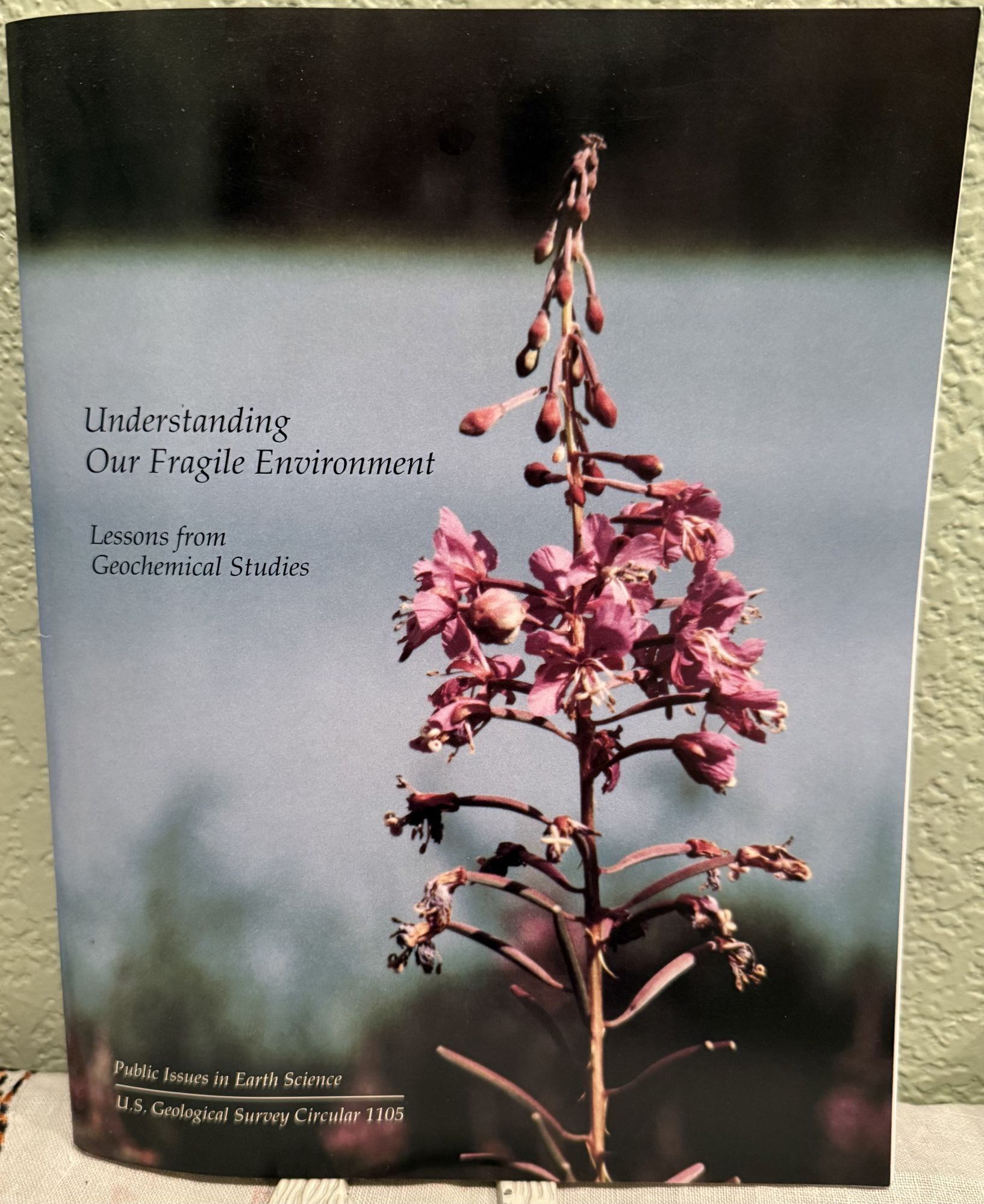 Understanding our Fragile Environment: Lessons from Geochemical Studies; U. S. Geological Survey. Larry P. Gough.
