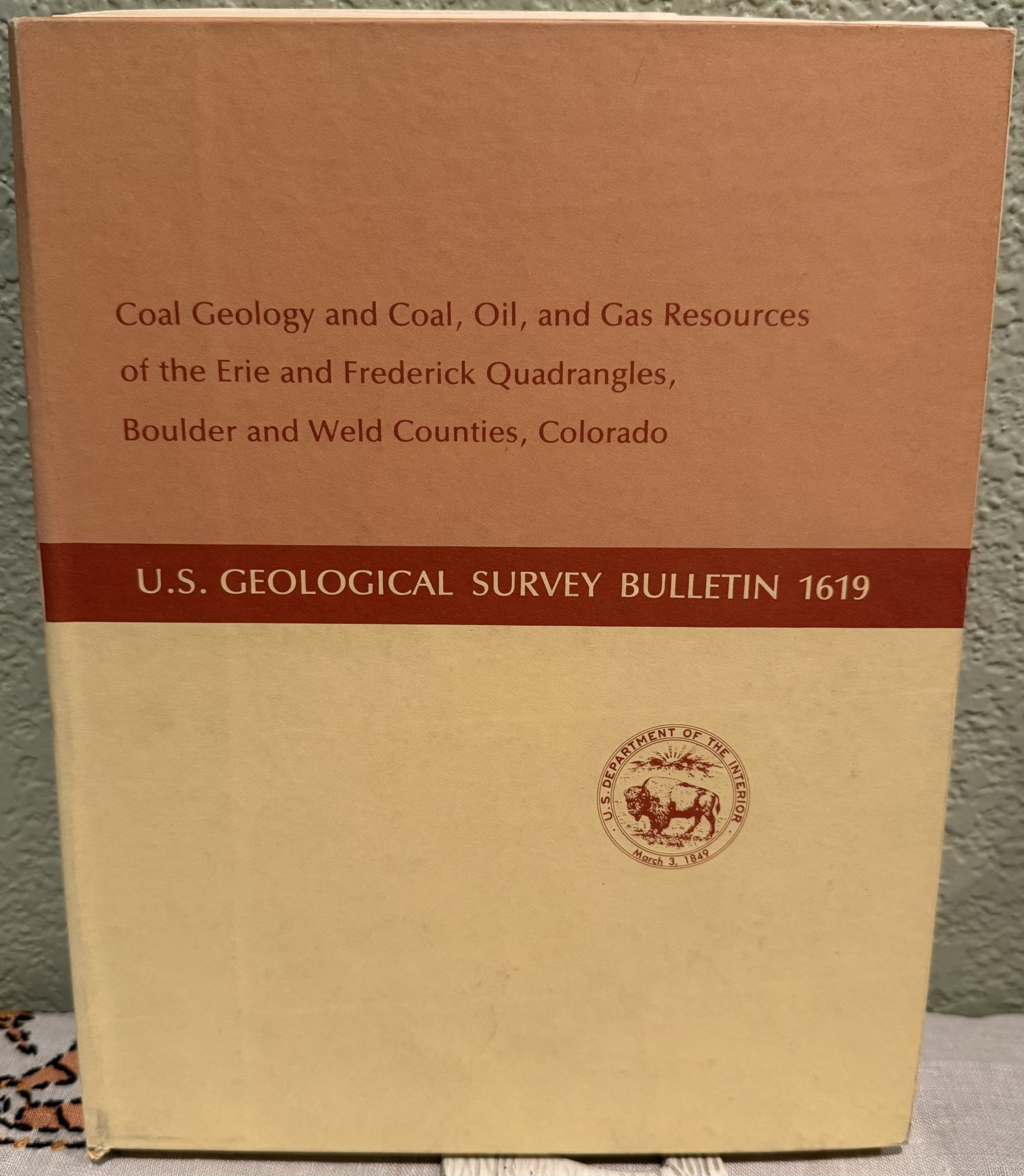 Coal Geology and Coal, Oil, and Gas Resources of the Erie and Frederick Quadrangles, Boulder and. Frank D. Spencer.