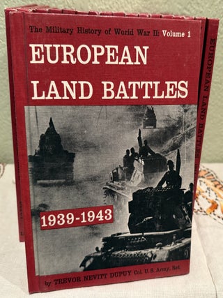 The Military History of World War II 18 Volume Set, 1- European Land Battles 1939-1943, 2- European Land Battles 1944-1945, 3- Land Battles: N. Africa, Sicily, and Italy, 4- Naval War in the West: Raiders, 5- Naval War in the West: Wolf Packs, 6- Air War in the West: Sept 1939-May 1941, 7- Air War in the West: June 1941-April 1945, 8- Expansion of Japan in Asia, 9- Japanese Ambitions in the Pacific, 10- Allied Victories in China and Burma, 11- Naval War in the Pacific, 12- Naval War in the Pacific, 13- Air War in the Pacific, 14- Air War in the Pacific: Victory in the Air, 15- European Resist. Movements, 16- Asian and Axis Resist. Movements, 17- Combat Leaders of World War II, 18- Strategic Direction of World War II