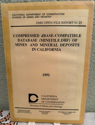 Item #5569447 Compressed dBase-Compatible Database (Minefile.DBF) of Mines and Mineral Deposits...