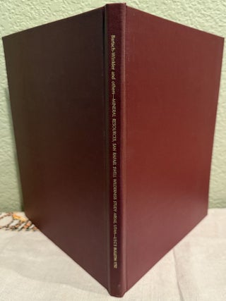 Item #5569586 Mineral resources of the San Rafael Swell Wilderness study areas, including Muddy...