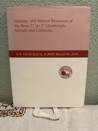 Item #5569592 Geology and Mineral resources of the Reno 1º by 2º Quadrangle, Nevada and...