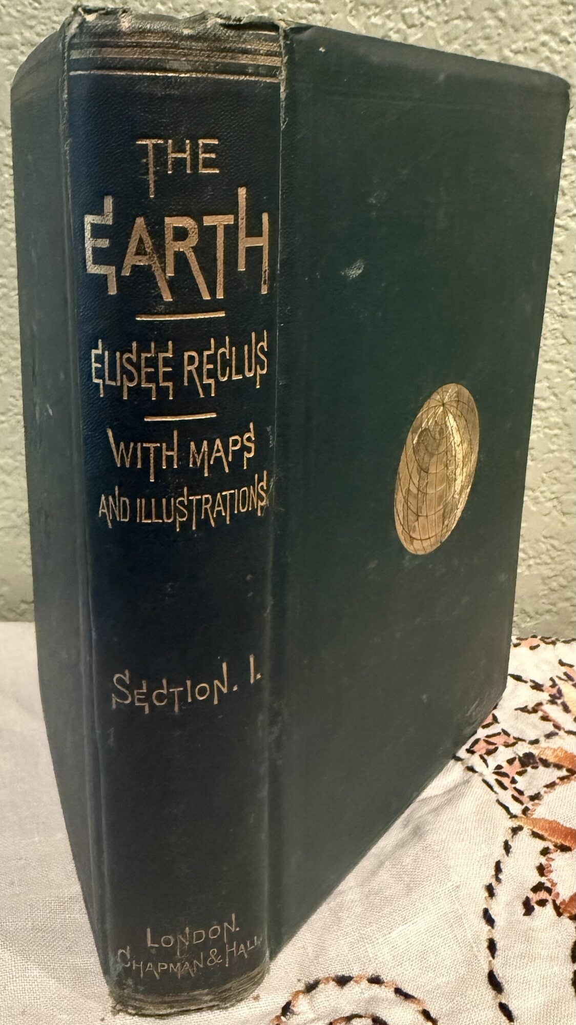The Earth, A Descriptive History of the Phenomena of the Life of the Globe. Continents. Elisee Reclus, Henry Woodward.