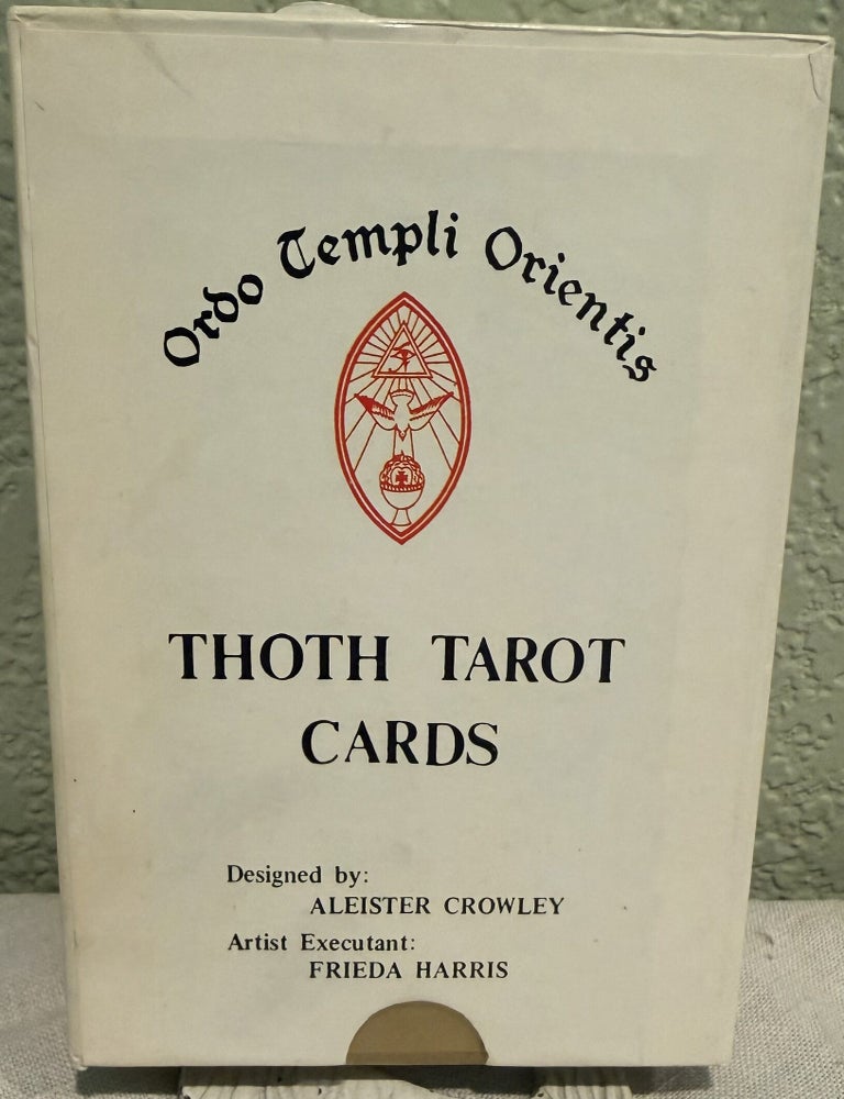 Item #5570083 Thoth Tarot Deck, White Box B. Aleister Crowley, Frieda Harris.