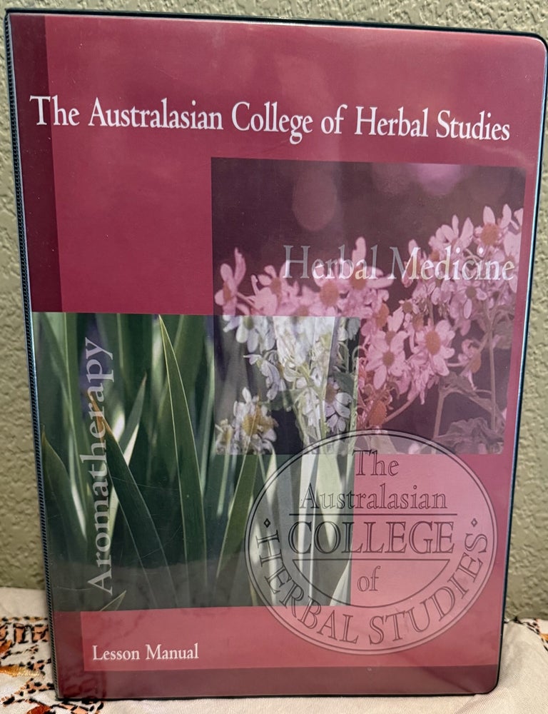 Item #5570328 The Australasian College of Herbal Studies 12 Lesson Manuals in 3 Binders. Australasian College.
