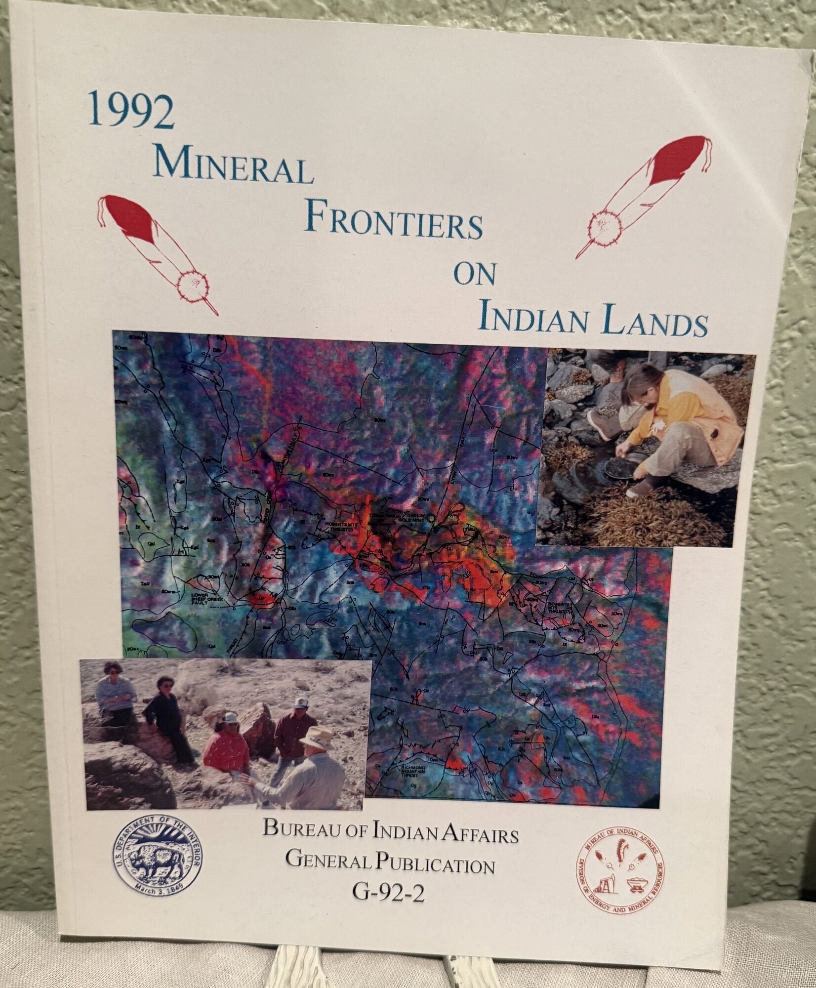 1992 Mineral Frontiers on Indian Lands; G-92-2. Stephen A. Manydeeds.