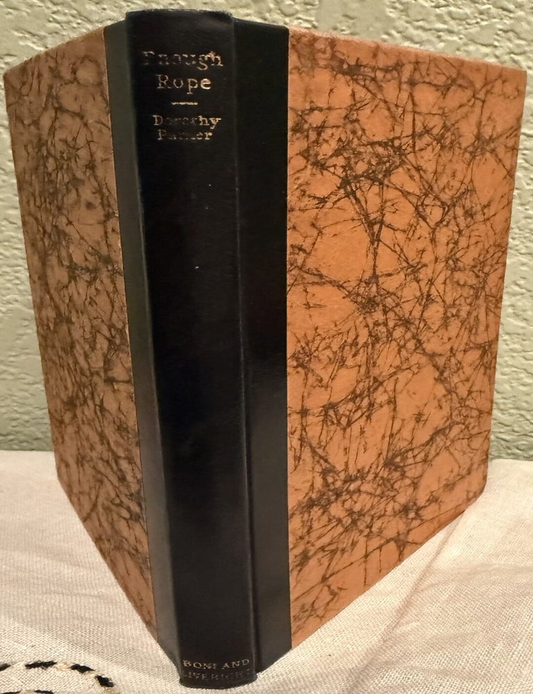 Item #5570498 Enough Rope: Poems by Dorothy Parker. Dorothy Parker.