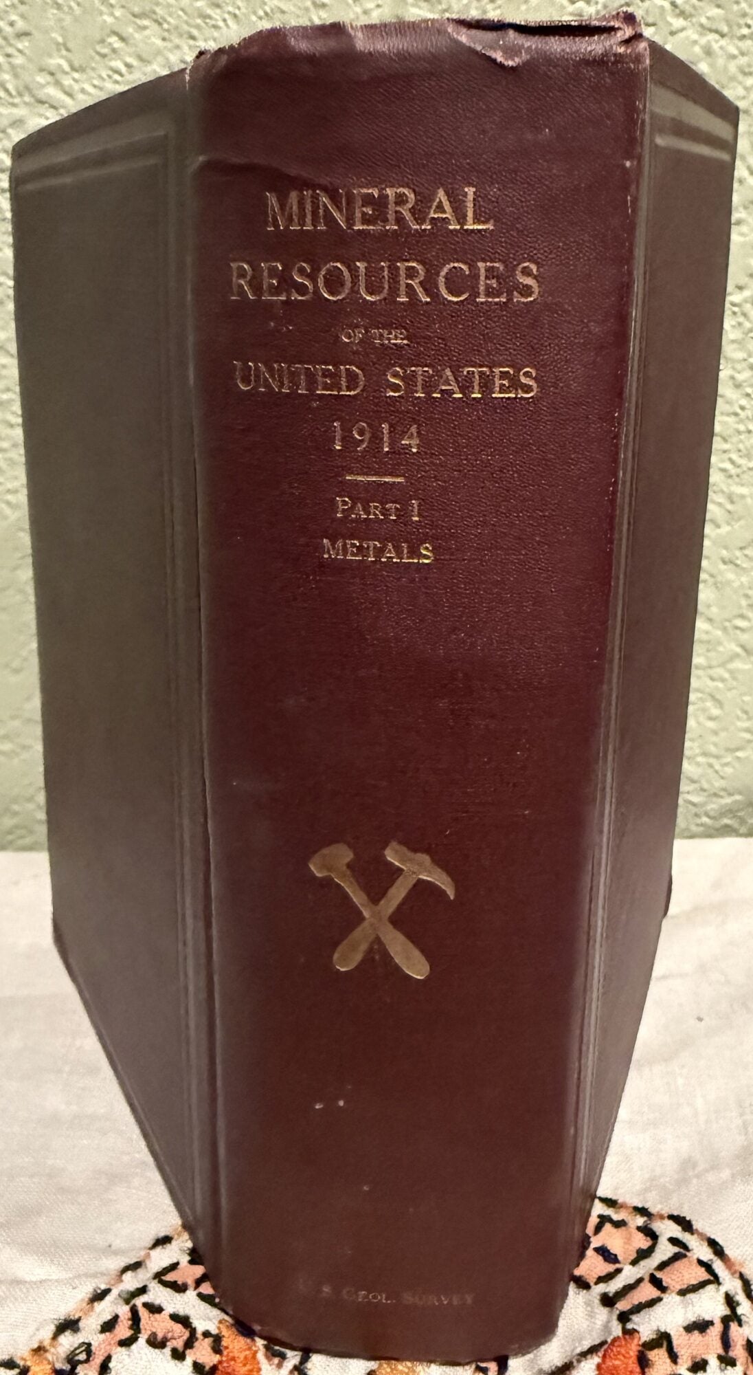 Mineral Resources of the United States. Calendar Year 1914 Part I: Metals. H. D. McCaskey.