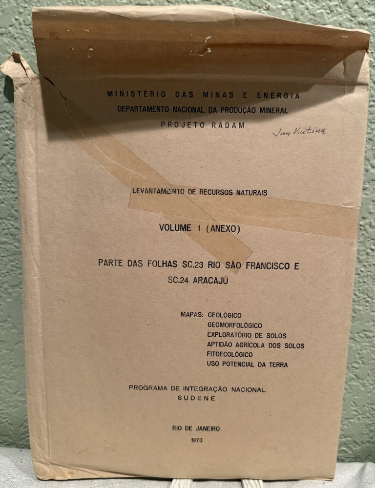 Item #5570681 Levantamento De Recursos Naturais, Volume 1 Projeto Radam. Ministerio Das Minas E. Energia.