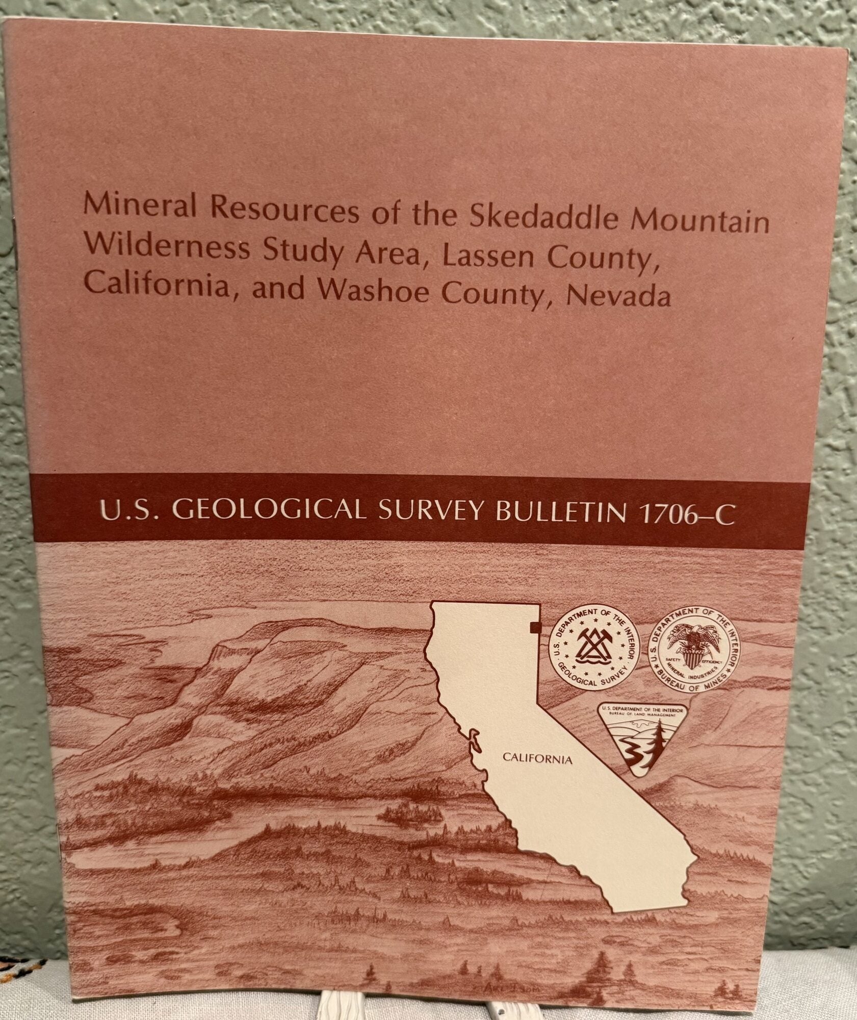 Mineral Resources of the Skedaddle Mountain Wilderness Study Area, Lassen County, California, and. Michael F. Diggles, James G. Frisken, Donald Plouff, Steven R. Munts, Thomas J. Peters.