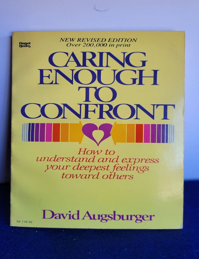 Item #A25 Caring Enough to Confront. David Augsburger.