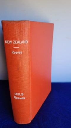 Item #A26 New Zealand. HOn. William Pember Reeves