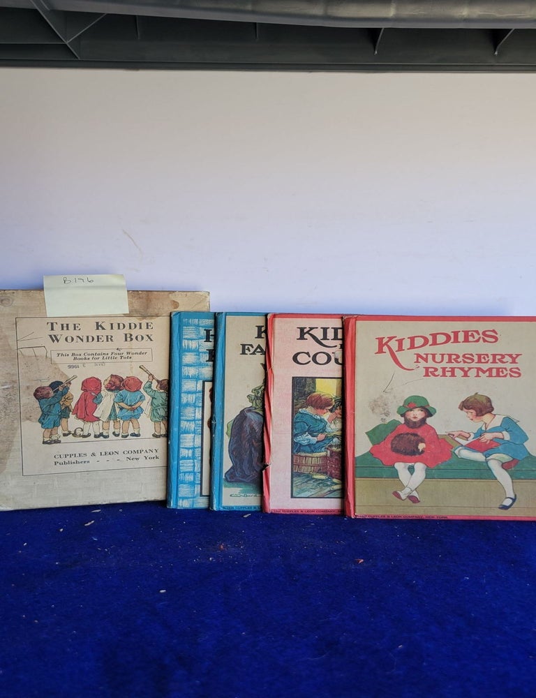Item #B196 The Kiddie Wonder Box: Holladn Kiddies, Kiddies Fairy Tales, Kiddies Nursery Rhymes, Kiddies in the Country. ANON.
