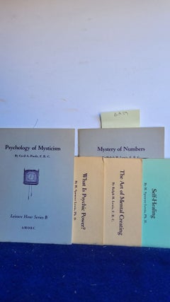 Item #B240 Leisure Hour Series "A" 6 Booklets. ANON