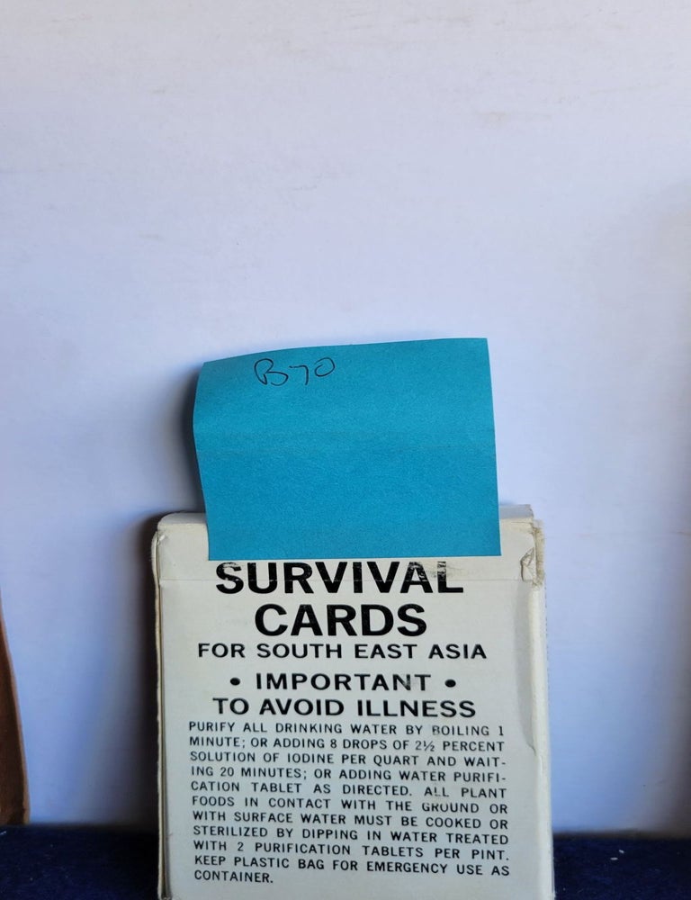 Item #B70 GTA 21-7, Survival cards