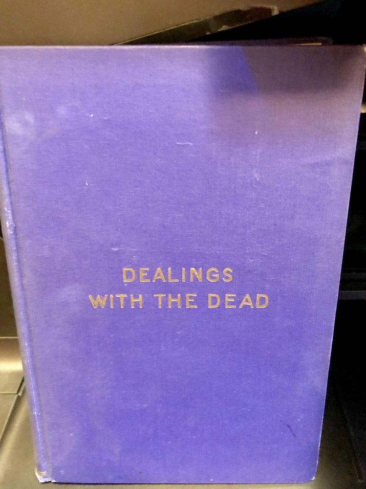 Item #CD135 Dealings with the Dead : Narratives from "La Le´gende De La Mort En Basse Bretagne" Anatole La Braz, Authorized, Mrs. A. E. Whitehead, Arthur Lillie.