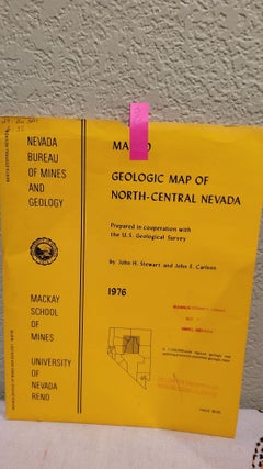 Item #D132 Geologic Map of North-Central Nevada Map 50 Nevada Bureau of Mines and Geology. John...