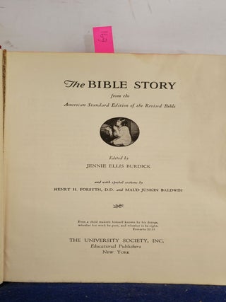 The Bookshelf for boys and Girls the Bible Story