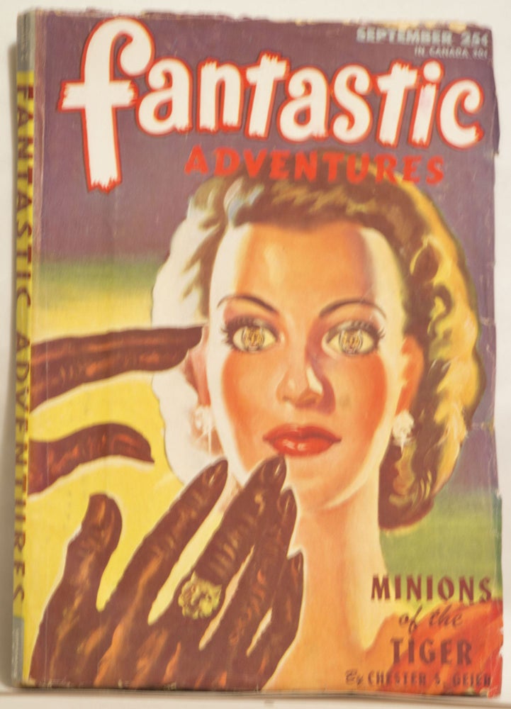 Item #H175 Fantastic Adventures- September 1946 25¢ Volume 8 No. 4. B. G. Davis.