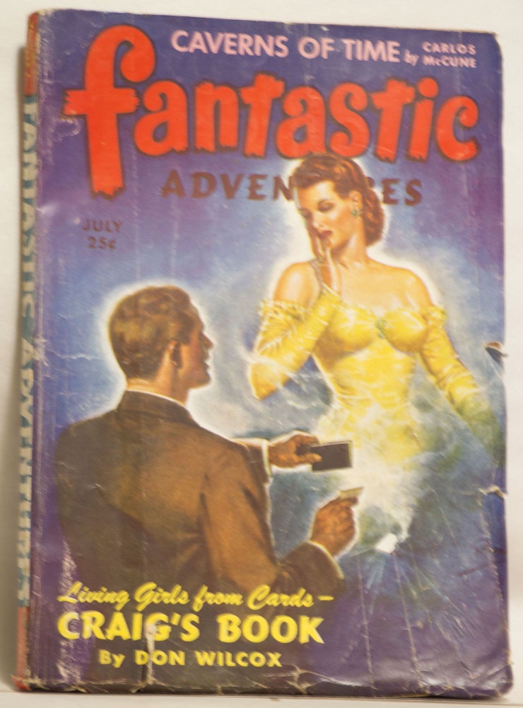 Item #H178 Fantastic Adventures July 1943 25¢ Vol 5. No. 7. B. G. Davis.