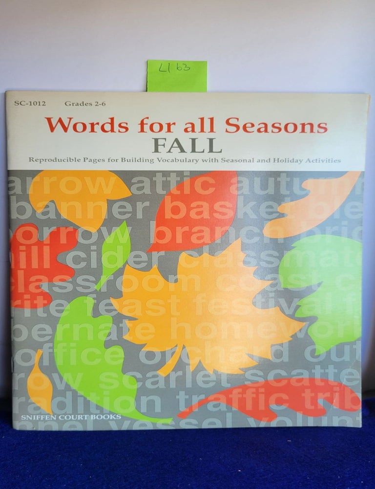 Item #L163 Words for All seasons Fall. Beech Linda Ward.