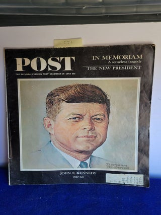 Item #L71 Saturday Evening Post In Memoriam. anon